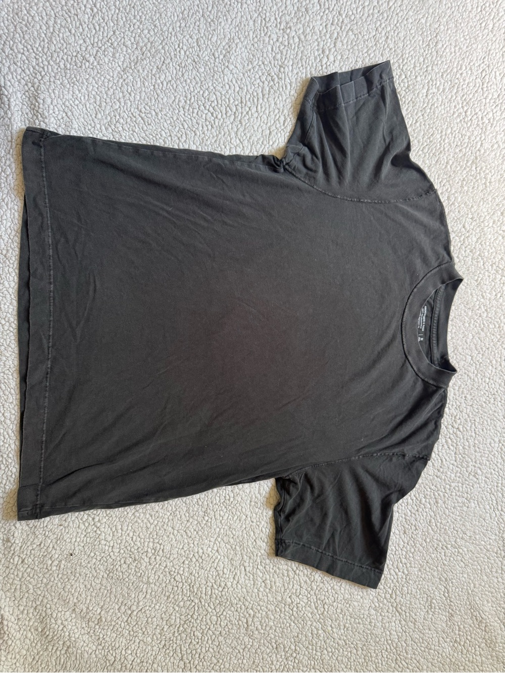 Abercrombie & Fitch Black Soft A&P Essentials Vintage Inspired Fit